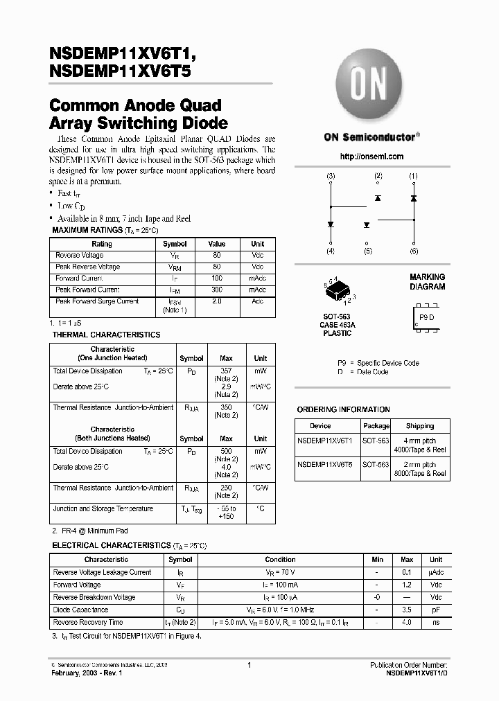 BAV70DXV6T1_1979971.PDF Datasheet
