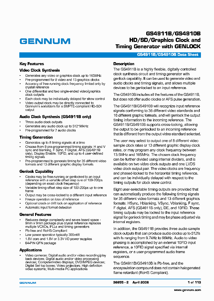 GS4910B_1980361.PDF Datasheet