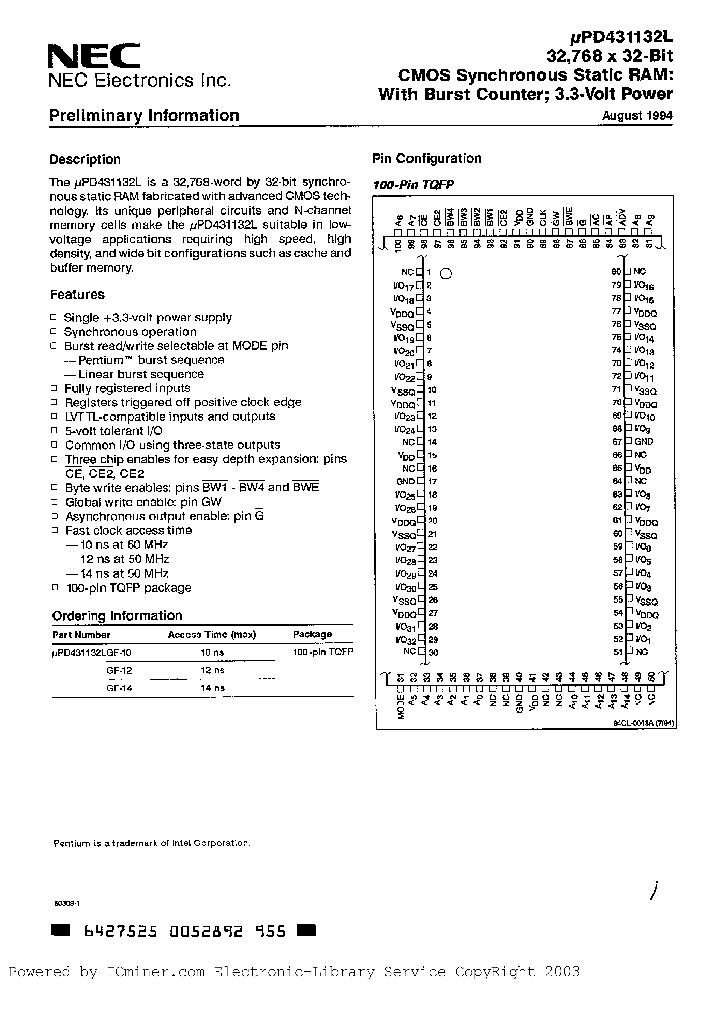 UPD431132LGF-10_1980755.PDF Datasheet