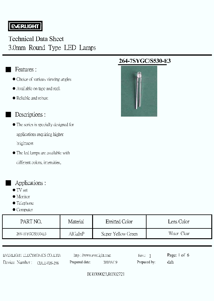 264-7SYGC-S530-E3_1980868.PDF Datasheet