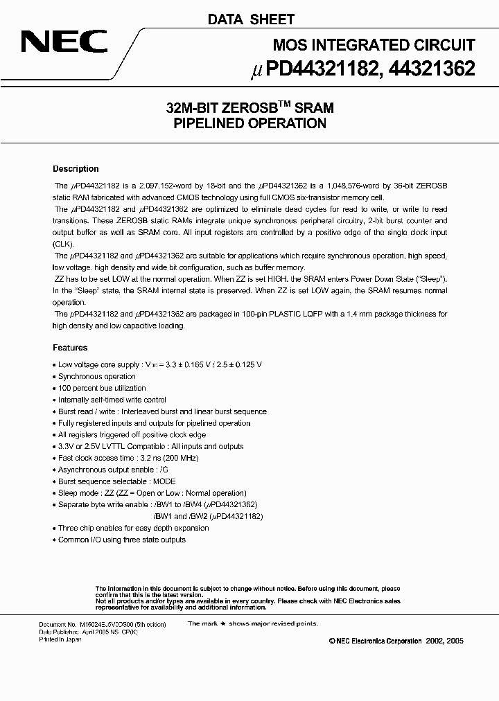 UPD44321182GF-A50_1980973.PDF Datasheet