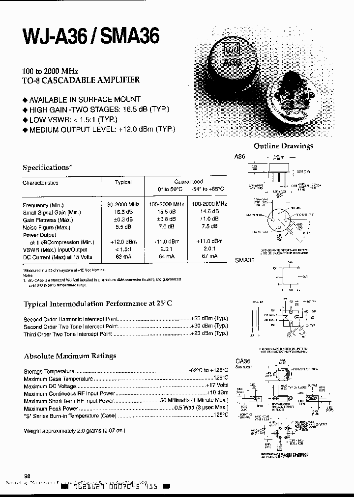 WJ-A36_1982144.PDF Datasheet