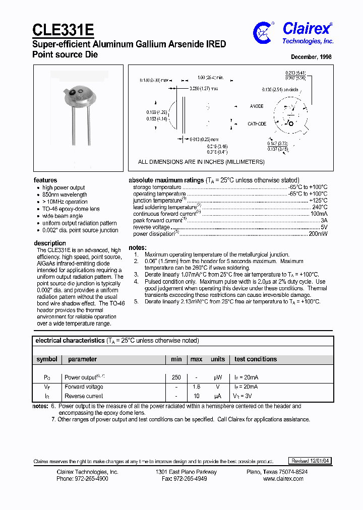 CLE331E_1986155.PDF Datasheet