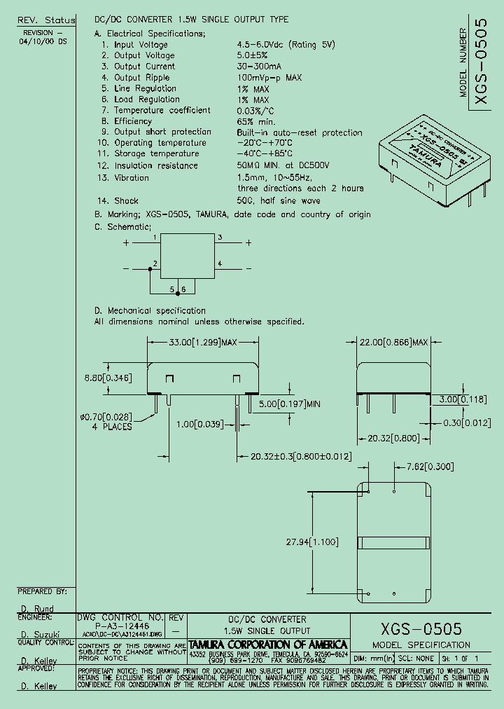 XGS-0505_1986161.PDF Datasheet