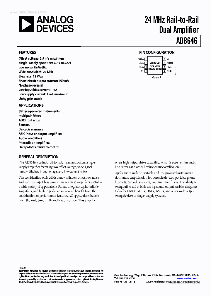 AD8646_1986668.PDF Datasheet