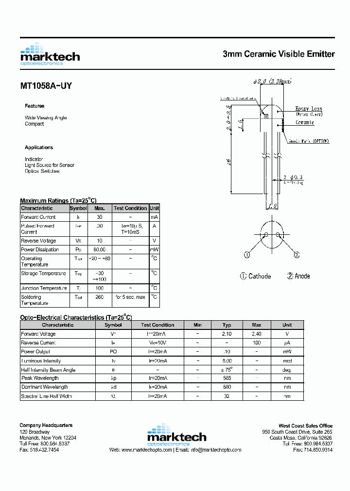 MT1058A-UY_1988622.PDF Datasheet