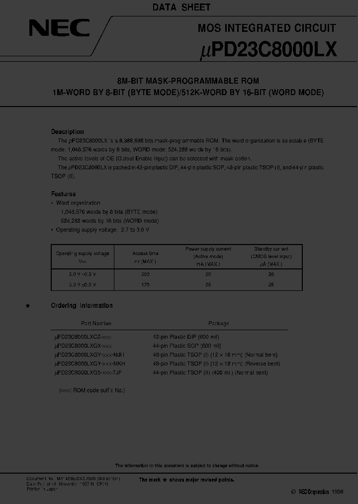 UPD23C8000LXGX-XXX_1988740.PDF Datasheet