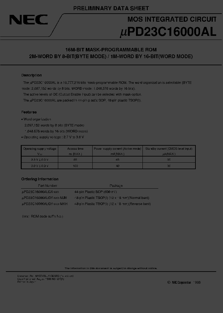UPD23C16000ALGX-XXX_1988741.PDF Datasheet