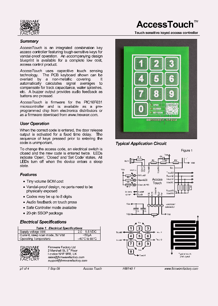 ACCESS-TOUCH-EVAL_1989415.PDF Datasheet