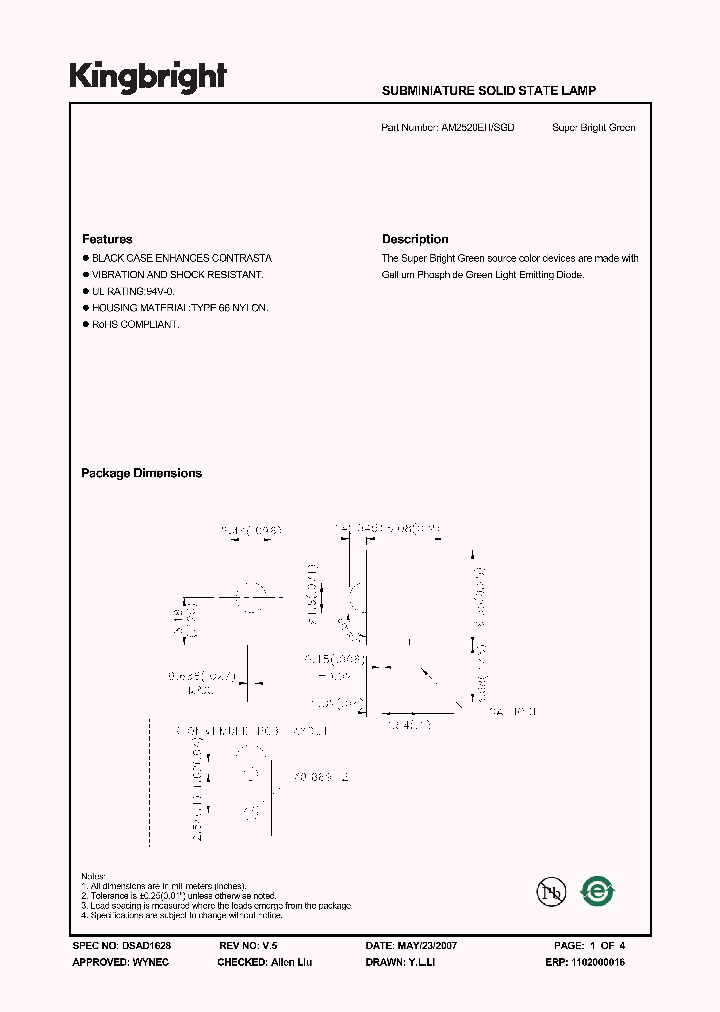 AM2520EH-SGD_1989985.PDF Datasheet