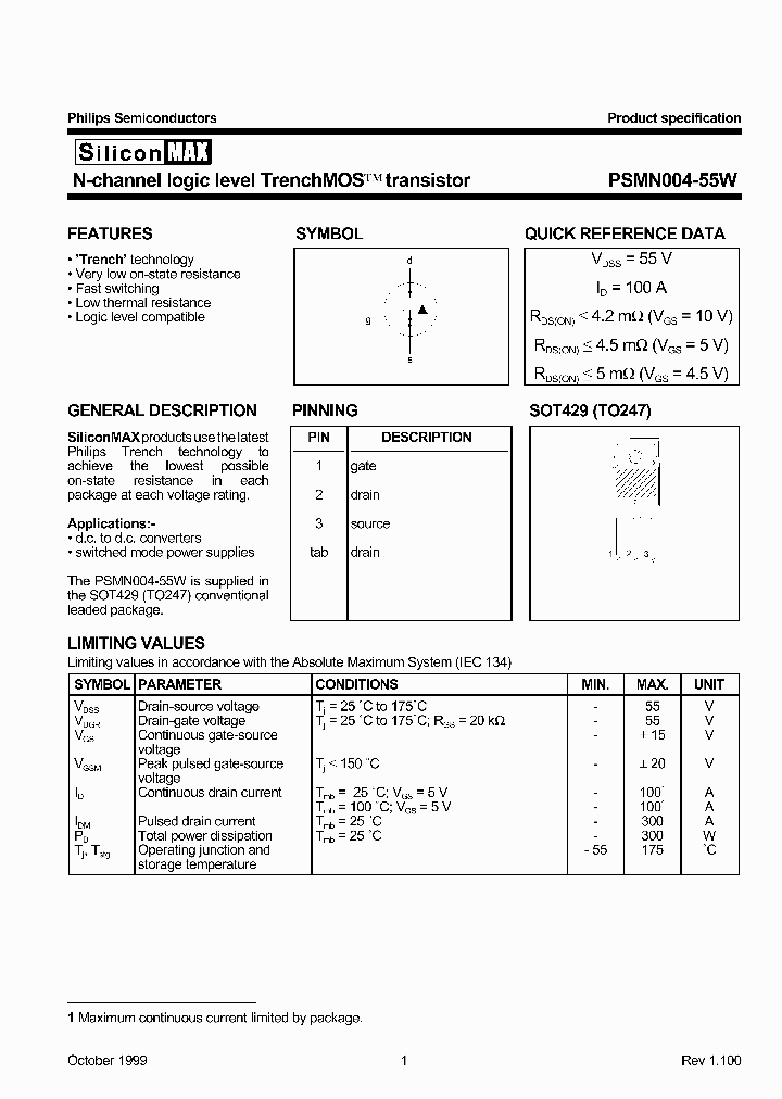 PSMN004-55W_1991260.PDF Datasheet