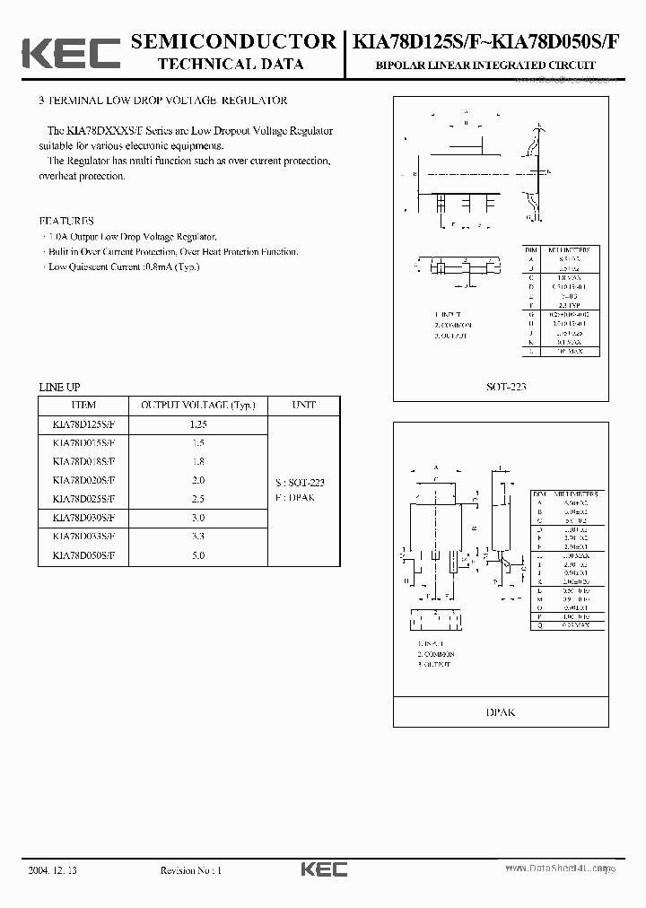 KIA78D033F_1993428.PDF Datasheet