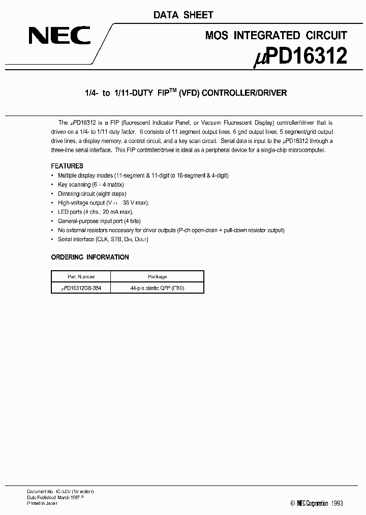 UPD16312GB-3BS_1994982.PDF Datasheet
