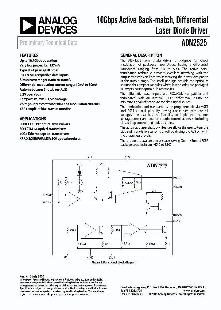 ADN2525_1995027.PDF Datasheet