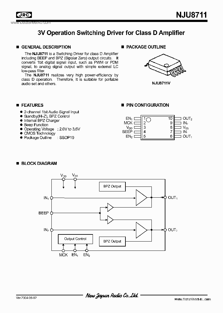NJU8711_1995052.PDF Datasheet