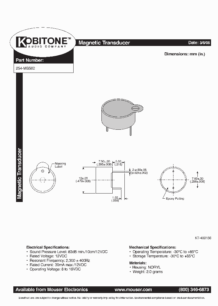 254-MB562_1997551.PDF Datasheet