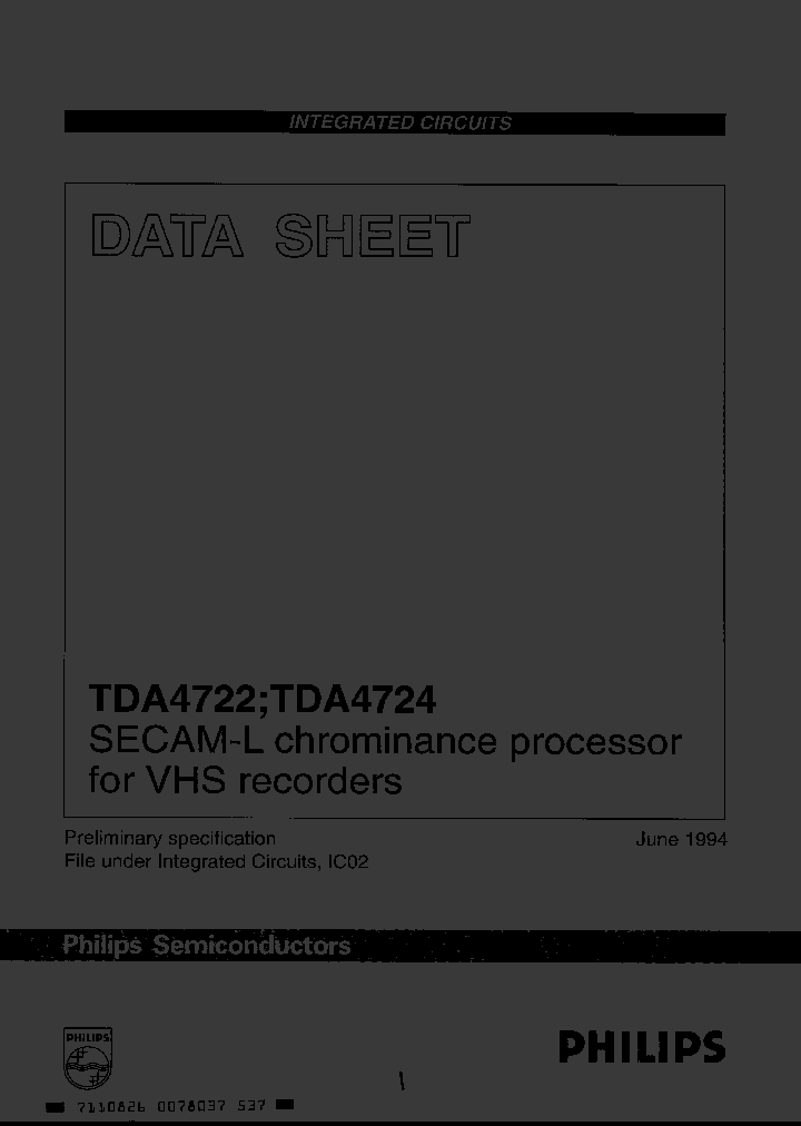 TDA4722_1998041.PDF Datasheet