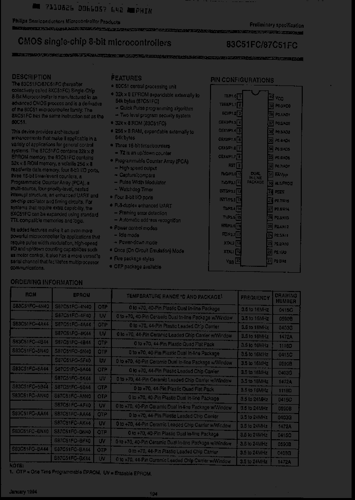 S87C51FC-BF40_2000265.PDF Datasheet