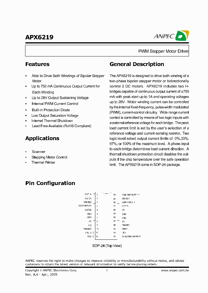 APX6219KI-TR_2001652.PDF Datasheet
