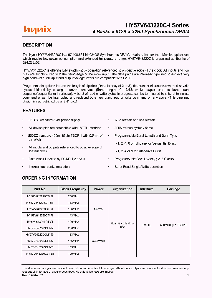 HY57V643220CLT-55I_2001798.PDF Datasheet
