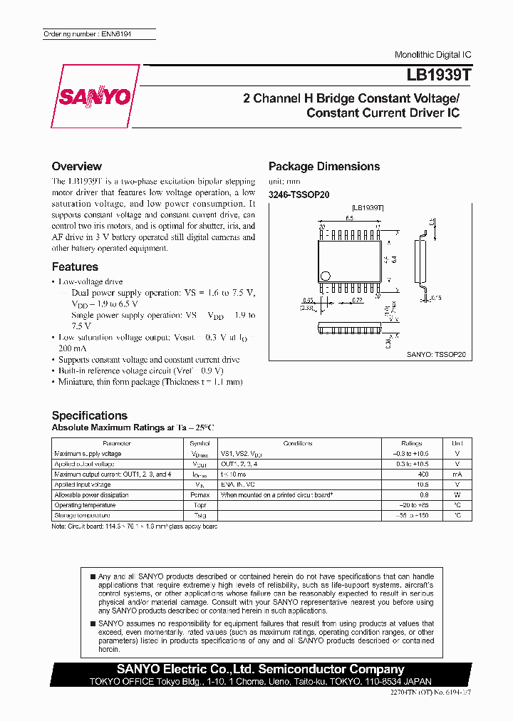 LB1939T_2004694.PDF Datasheet