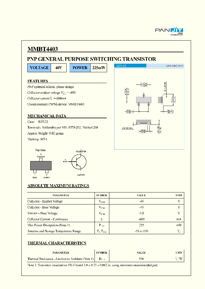 MMBT4403TR13_2005960.PDF Datasheet
