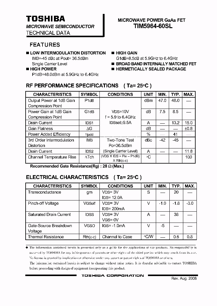 TIM5964-60SL08_2006044.PDF Datasheet