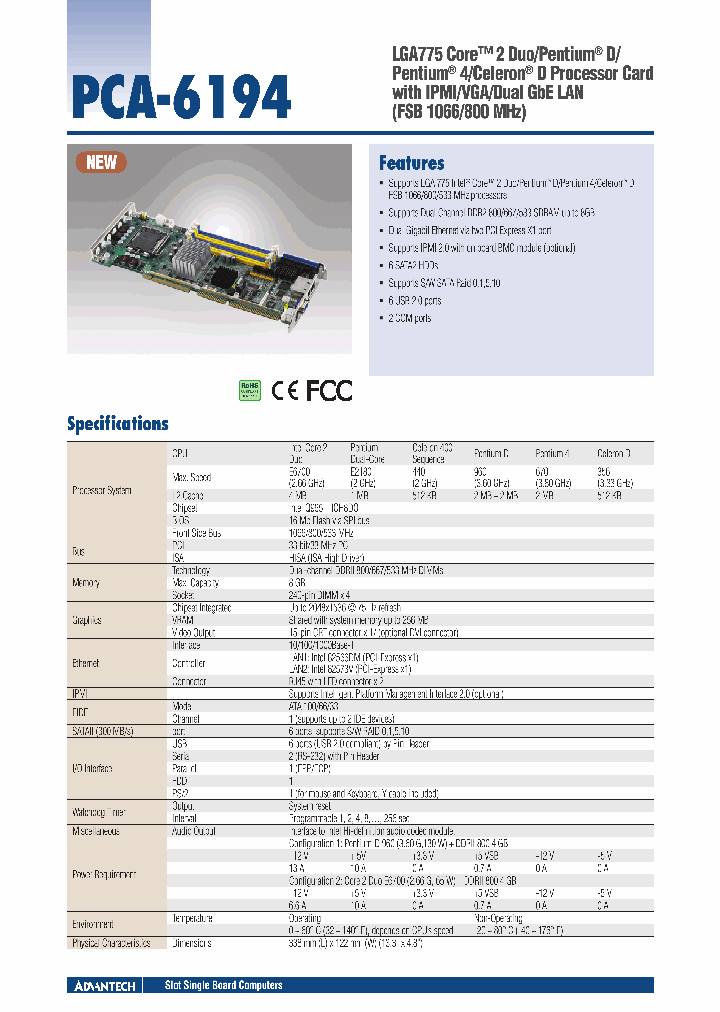 PCA-6194G2-00A1E_2008607.PDF Datasheet