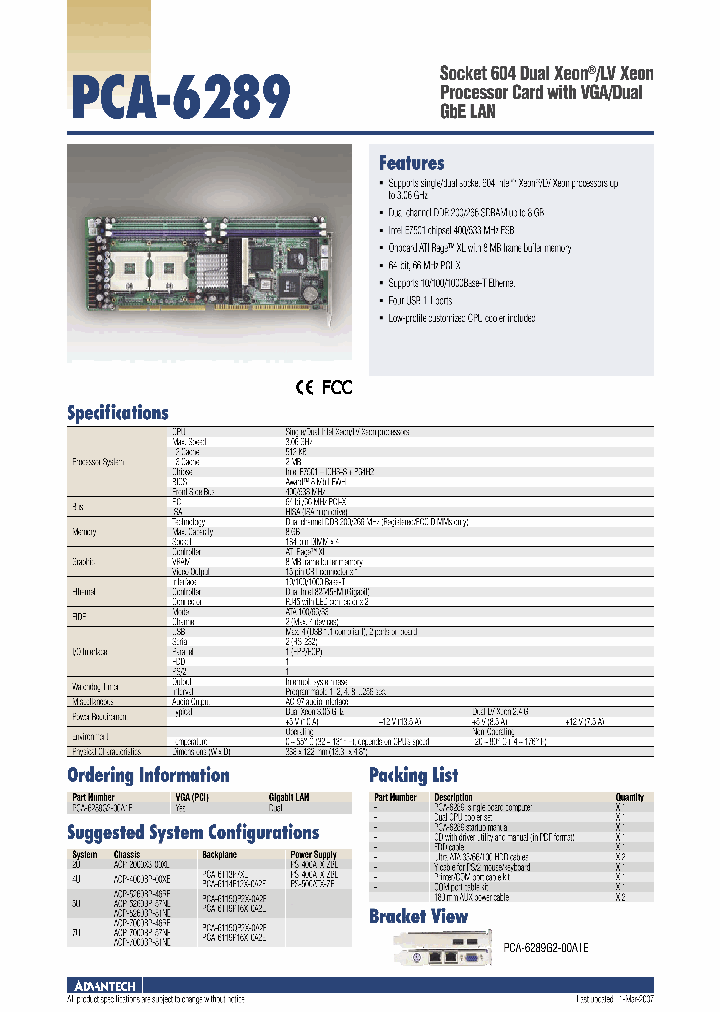 PCA-6289G2-00A1E_2008608.PDF Datasheet
