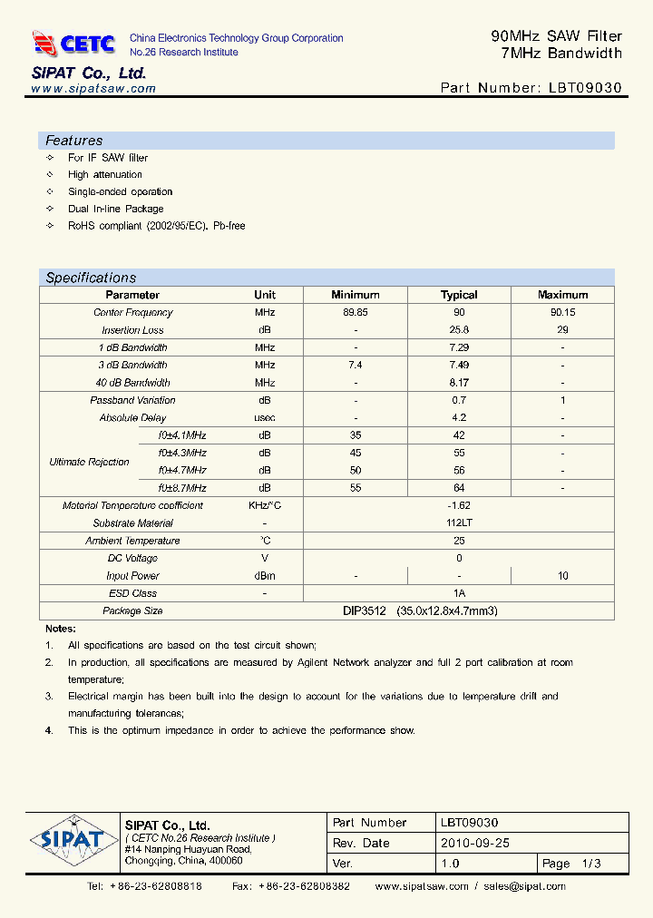 LBT09030_2010009.PDF Datasheet