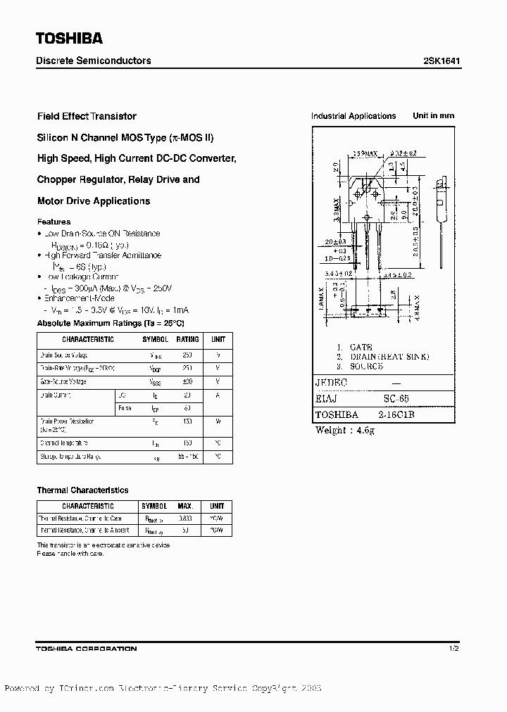 2SK1641_2013901.PDF Datasheet
