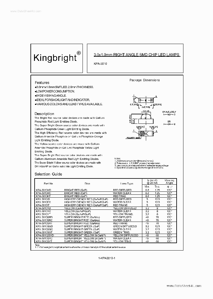 KPA-3010_2014380.PDF Datasheet