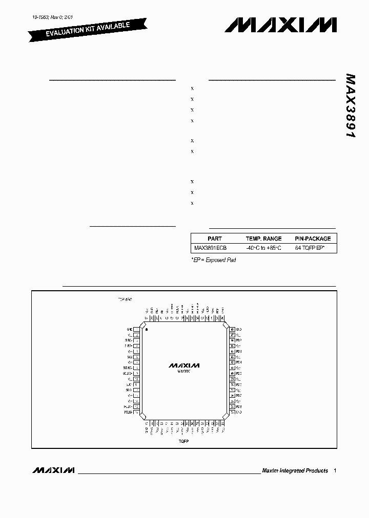 MAX3891_2014950.PDF Datasheet
