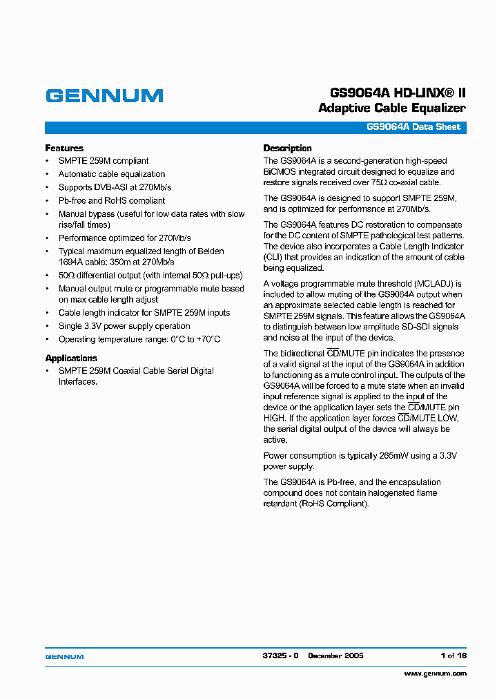 GS9064A_2015581.PDF Datasheet