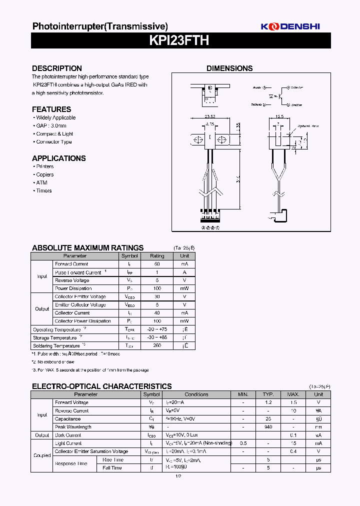 KPI23FTH_2016467.PDF Datasheet
