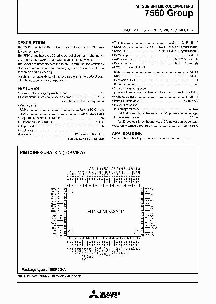 M37560M7-XXXFP_2018822.PDF Datasheet
