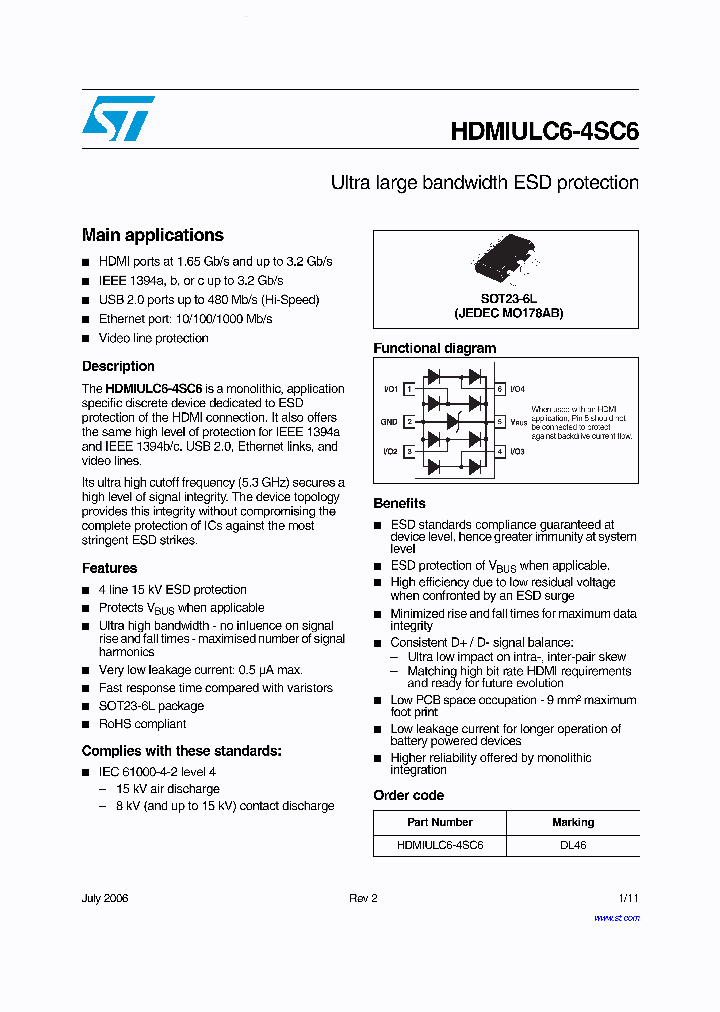 HDMIULC6-4SC6_2015403.PDF Datasheet