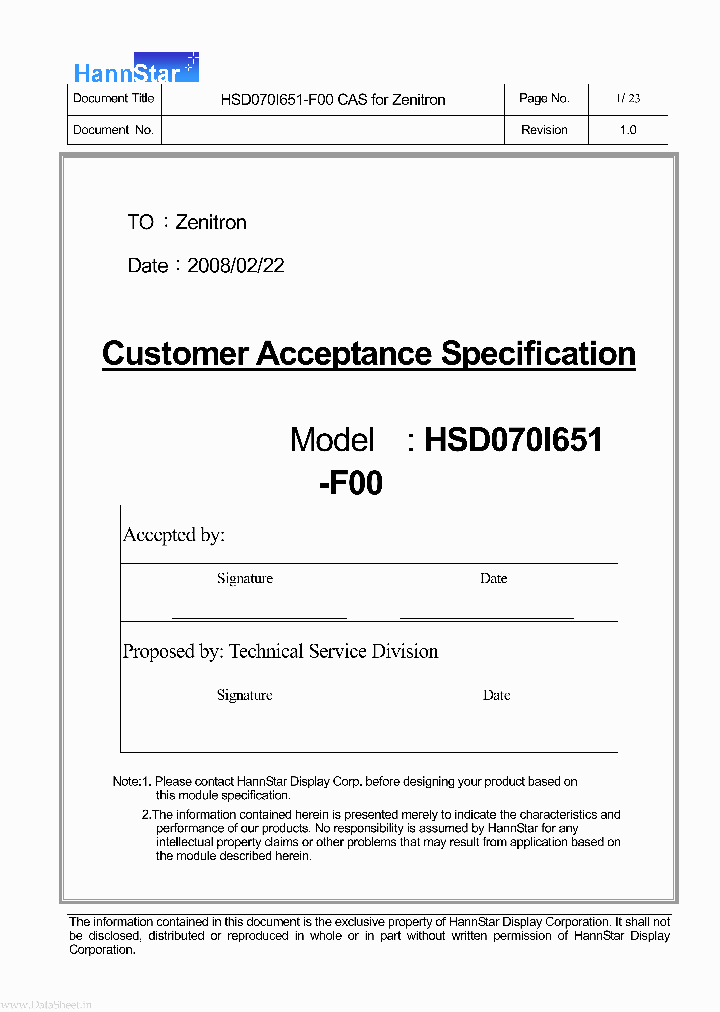 HSD070I651-F00_2015529.PDF Datasheet