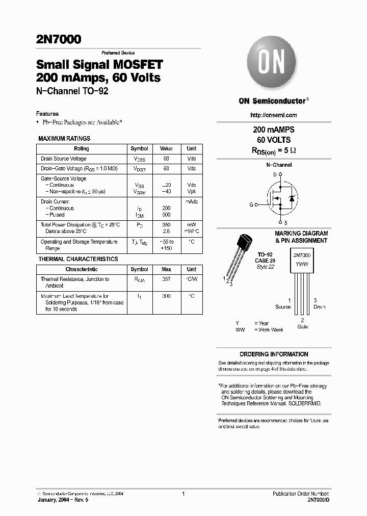 2N7000ZL1G_2019307.PDF Datasheet