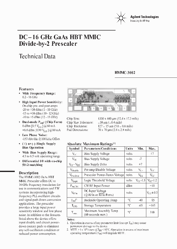 HMMC-3002_2019788.PDF Datasheet