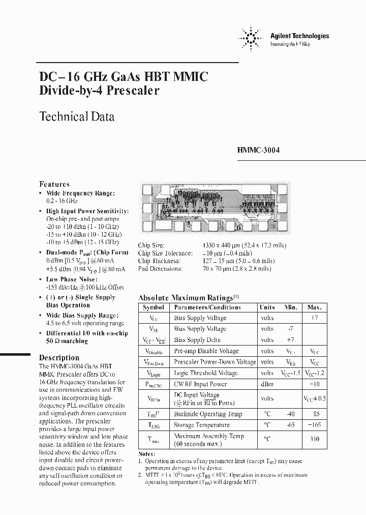 HMMC-3004_2019790.PDF Datasheet
