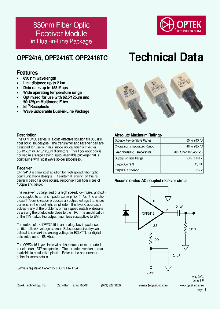 OPF1414T_2022469.PDF Datasheet