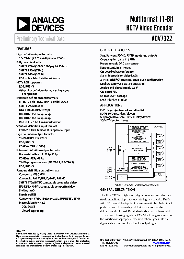 ADV7322KSTZ_2021916.PDF Datasheet