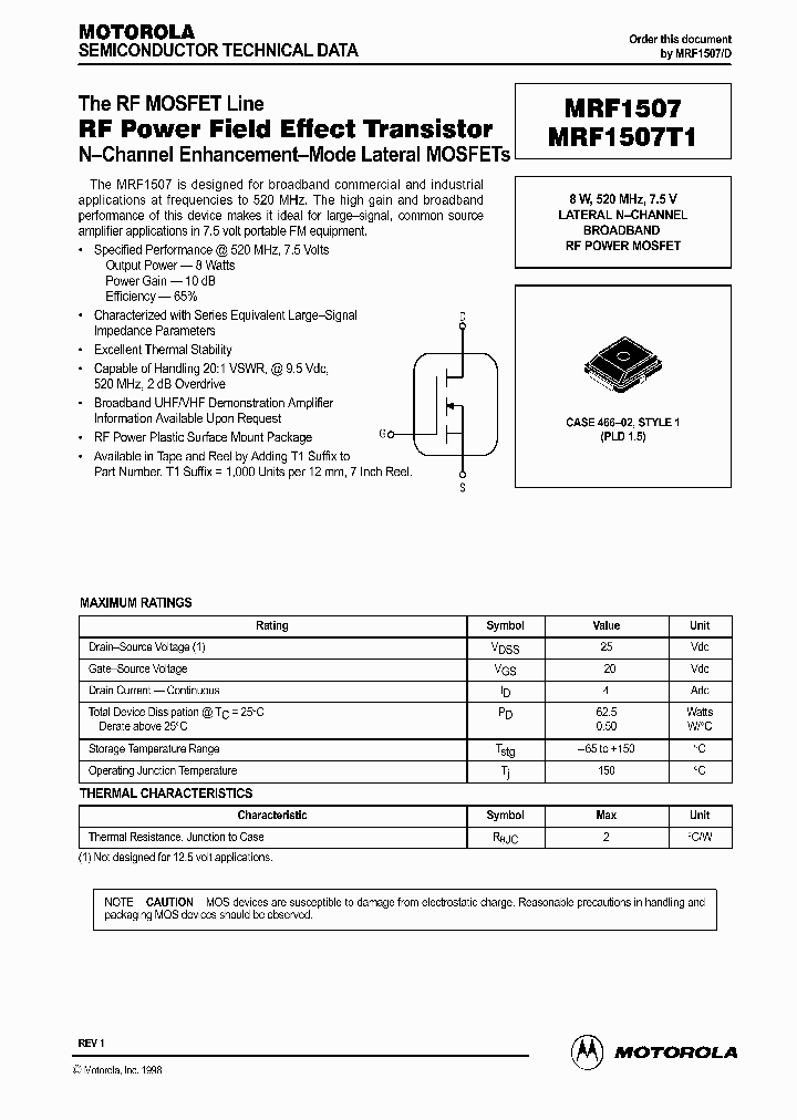 MRF1507_2022693.PDF Datasheet