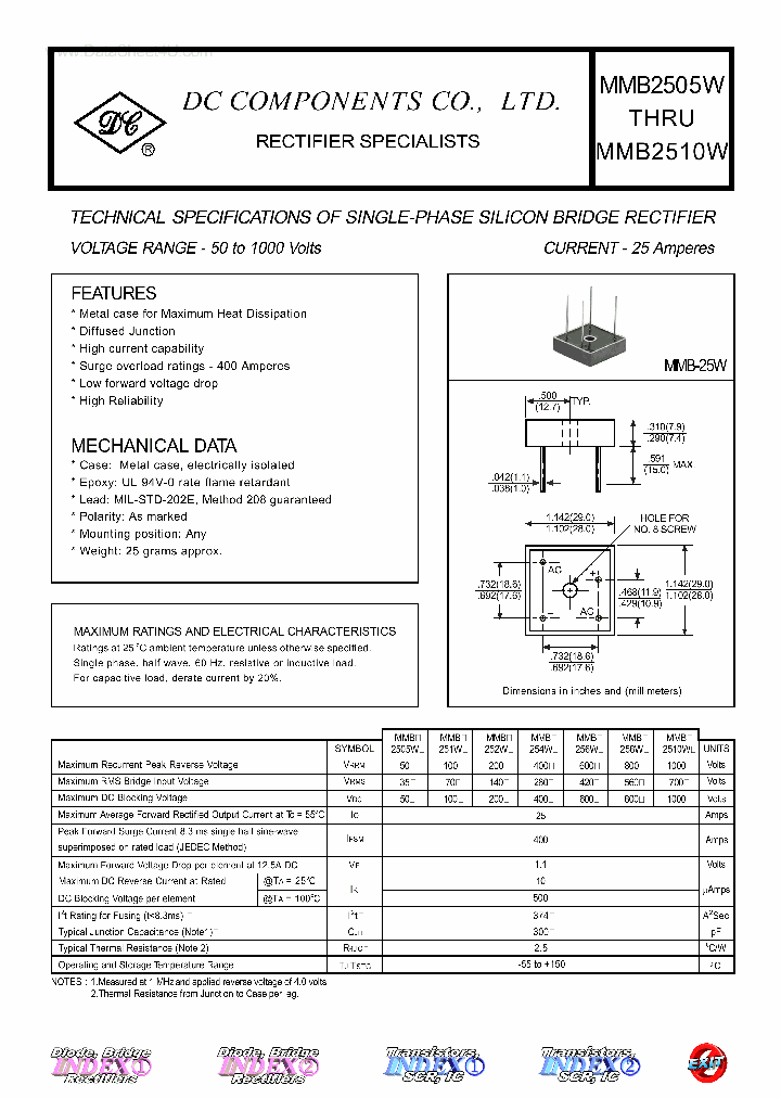 MMB258W_2021024.PDF Datasheet