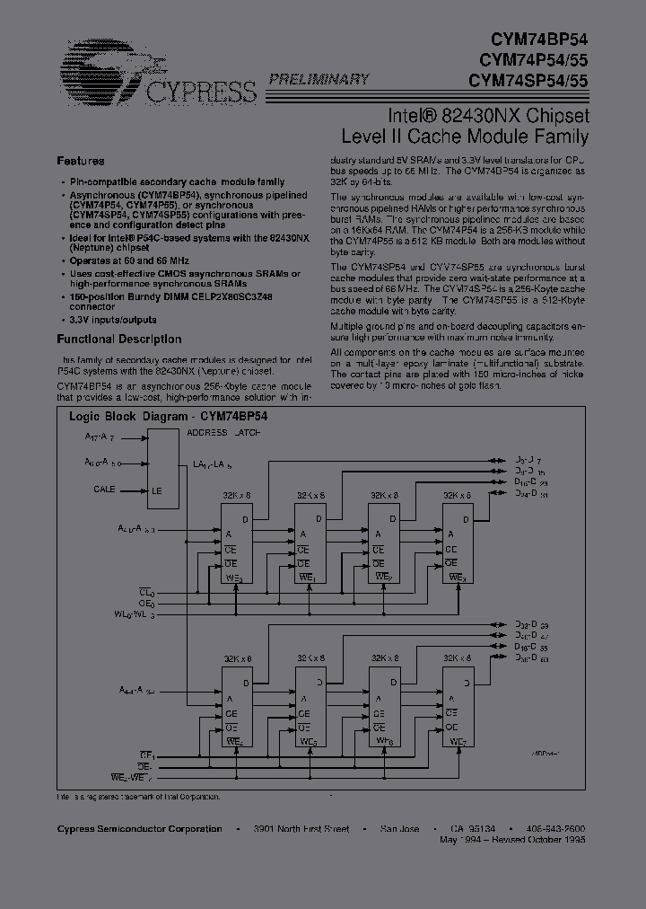 CYM74SP55PM-66_2027026.PDF Datasheet