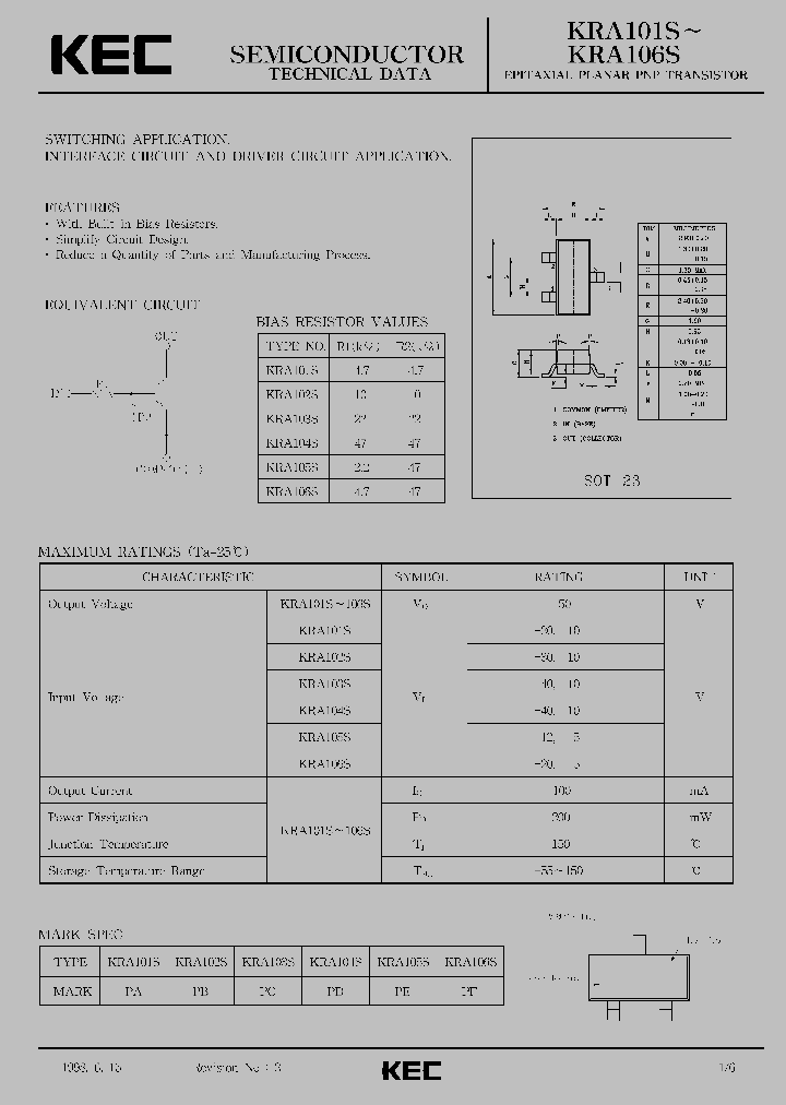 KRA104S_2026844.PDF Datasheet