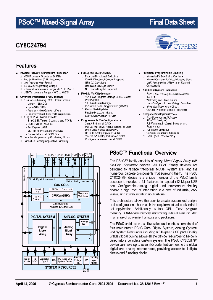 CY8C24794-SPI_2028276.PDF Datasheet