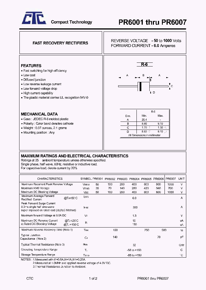 PR6001_2028395.PDF Datasheet