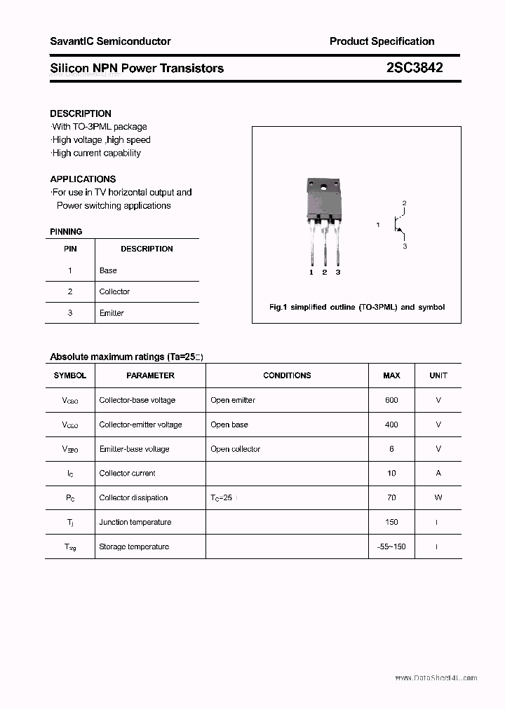 2SC3842_2022261.PDF Datasheet
